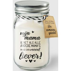 Paperdreams Black & White Scented Candles - Mama