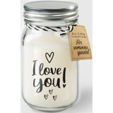 Duftkerze I Love You 14cm