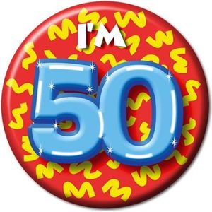 Paper Dreams Button 50 jaar - 55mm