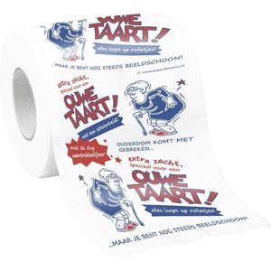 Paper Dreams Toiletpapier Ouwe Taart Dames Papier Wit/rood