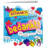 Wenskaarten - Bedankt cartoon