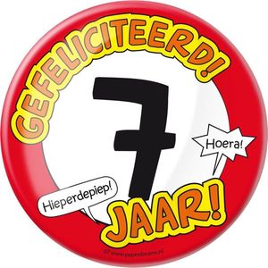 Paperdreams - Button XL - 7 Jaar
