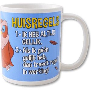 Paper Dreams - Funny Mug  | Huisregels