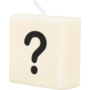 Letter Kaarsje ? 4cm