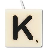 Paperdreams Letter Kaarsje letter K, set van 4 wit Wax Paperdreams Kaars (4.0000cm x 2.0000cm)