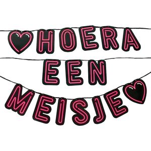 Neon slinger - Hoera een meisje