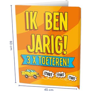 Raambord Van harte gefeliciteerd 60cm