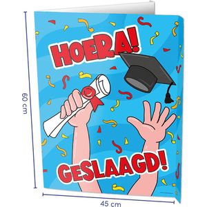 Raambord Geslaagd school 60cm