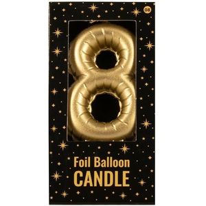 Kaars Folie Ballon Goud 8 10cm