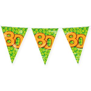 Vlaggenlijn 80 Jaar Gekleurd 10m