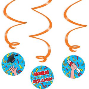 Hangdecoratie Geslaagd 14cm 3st