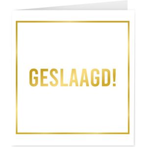 Paper Dreams - Wenskaart - Goud Wit - Papier - Uitklapbaar