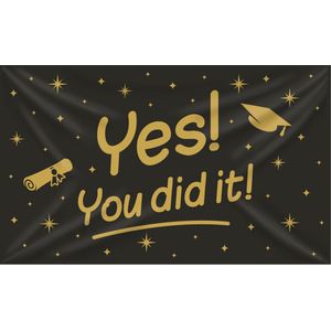 Paperdreams XXL Gevel Vlag - You Did It!