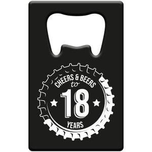 Paperdreams Flesopener Metaal - 18 Jaar