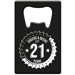 Paperdreams Flesopener Metaal - 21 Jaar