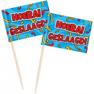 Geslaagd Cocktailprikkers 50st