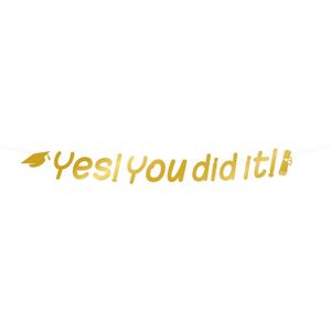 Geslaagd Letterslinger Yes You Did It 2,5m