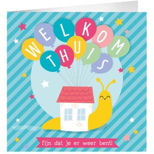 Welkom Thuis Wenskaart 23cm