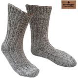 Orginele Norweger - Werksokken - Grijs Gemêleerd - 50% Wol