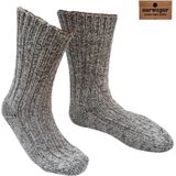 Orginele Norweger - Werksokken - Grijs Gemêleerd - 50% Wol