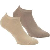 Boru Bamboo - Korte Sneaker Sokken - Zwart - 2 Pack