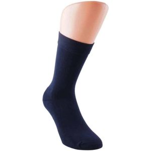 Bamboo - Sokken - Marine - Verdikt Voetbed - 1 Paar