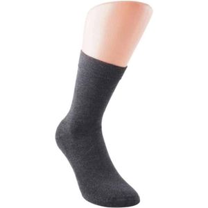 Boru Bamboo sokken met badstof zool - Hoge bamboe sokken - dames - heren  - Antracite