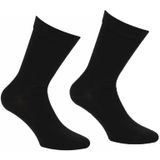 Boru - Bamboo Sokken - Zwart - 80% Bamboe, 17% Polyamide, 3% Elastomeer