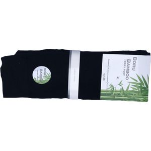 Boru - Bamboo Sokken - Zwart - 80% Bamboe, 17% Polyamide, 3% Elastomeer