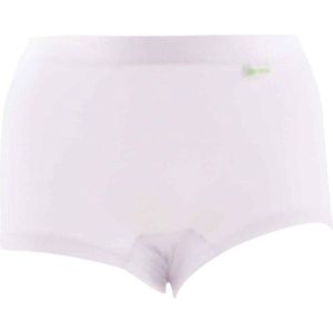 Boru Bamboo dames short - Bamboe ondergoed dames - Bamboe slip vrouwen  - Wit