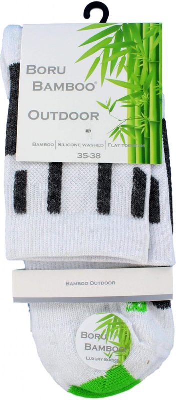 Boru - Wandelsokken - Bamboe - Antibacterieel - Halfhoog