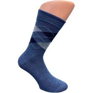 Boru - Bamboe Sokken - Jeans - Geruit - Hypoallergeen