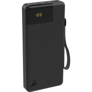 AQIILA Powerbank Powerbird B20, 20 W, 20.000mAh, 1x USB-A, 2x USB-C, schwarz