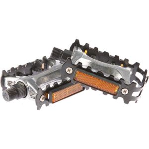 Diverse Platformpedalen 9/16 inch MTB zilver