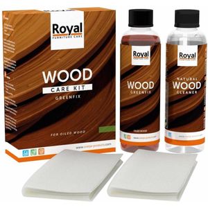 Oranje Greenfix Wood Care Kit + Cleaner 2x250ml