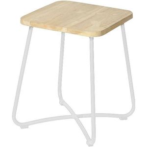 Liz side table 40x40x50 cm stonewhite