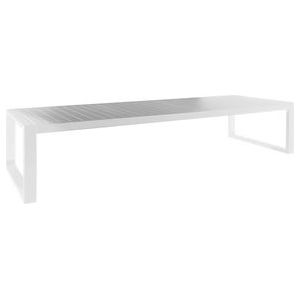 Tuintafel Borek Vitoria Alu Wit 400x100x75cm