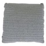Sierkussen Borek Crochette DW IJzergrijs 50 x 50 cm