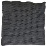 Sierkussen Borek Crochette DW Antraciet 50 x 50 cm