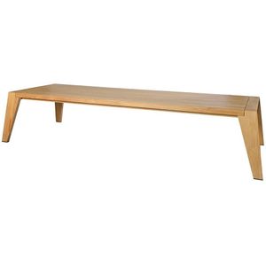 Tuintafel Borek Hybrid Low Dining Teak 345x117x68cm