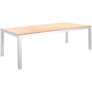 Tuintafel Yoi Arashi White Teak 220 X 100 cm