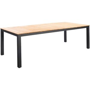 Tuintafel Yoi Arashi Dark Grey Teak 220 x 100 cm