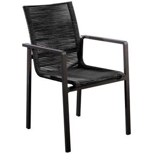 Tuinstoel Yoi Ishi Black Rope Black