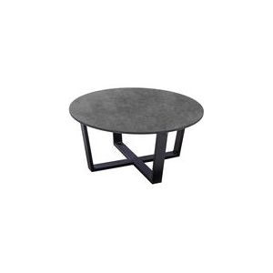 Gartentisch Yoi Teeburu Black Concrete 75 x 35 cm