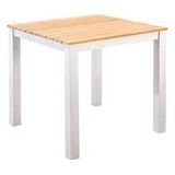 Tuintafel Yoi Arashi White Teak 75 X 75 cm