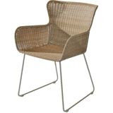Max&Luuk - Iris - Tuinstoel - Linen - Gegalvaniseerd Staal - All Weather Draad