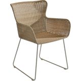 Max&Luuk - Iris - Tuinstoel - Linen - Gegalvaniseerd Staal - All Weather Draad