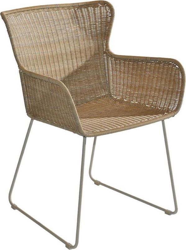Max&Luuk - Iris - Tuinstoel - Linen - Gegalvaniseerd Staal - All Weather Draad