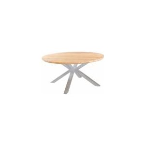Tuintafel Yoi Noas Alu Salix / Teak Ø150cm