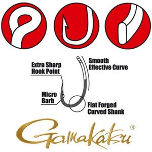 Gamakatsu G-Carp Hump Back (10 pcs) Maat : 8